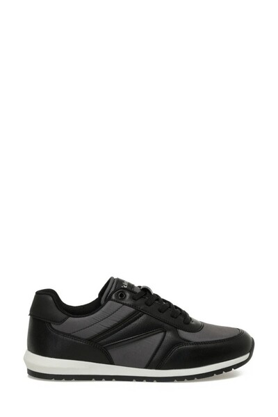 Kinetix Günlük Rahat Kalıp Bağcıklı Kadın Siyah Sneaker Aferdıt