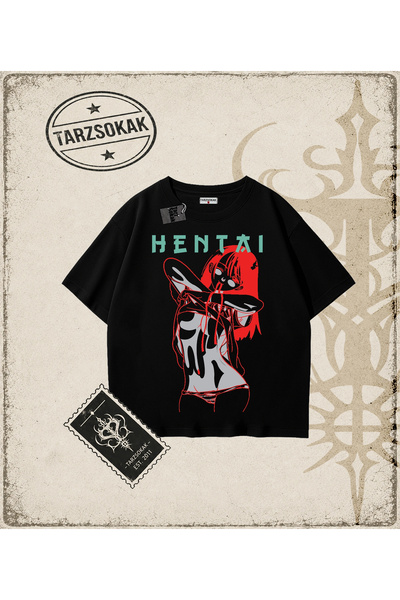Tarzsokak Anime Printed Oversize Unisex T-Shirt