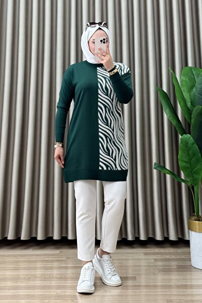ALYA Lilac Tunic Sweater
