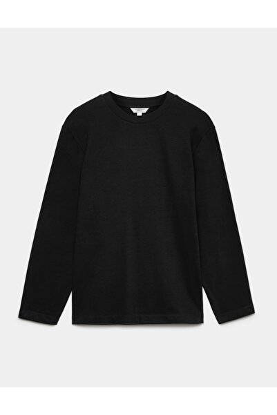 Marks & Spencer Bisiklet Yaka Uzun Kollu T-Shirt