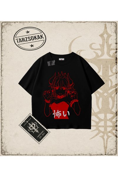 Tarzsokak Anime Printed Oversize Unisex T-Shirt