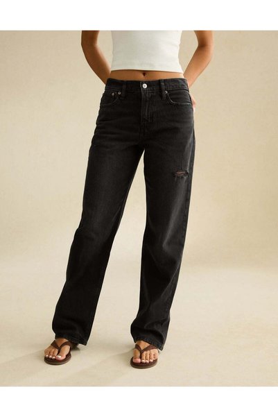 AMERICAN EAGLE AE Low-Rise Baggy Straight Jean