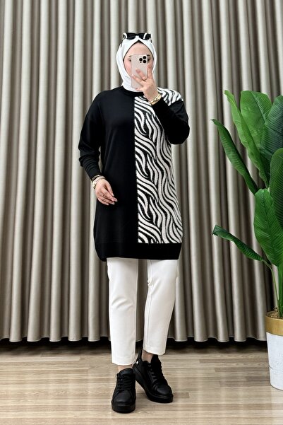 ALYA Lilac Tunic Sweater