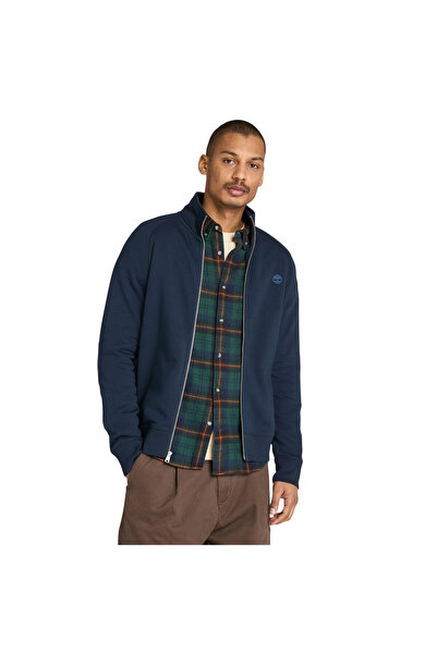 Timberland Exeter River Brushed Bad Erkek Lacivert Dik Yaka Ceket