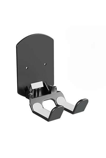Choice black No-Drill Game Console Controller Bracket - Heavy-Duty Plastic Wa...