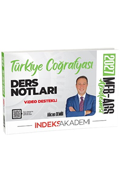 İndeks Akademi 2027 MEB-AGS Akademisi Türkiye Coğrafyası Video Ders Notları -...
