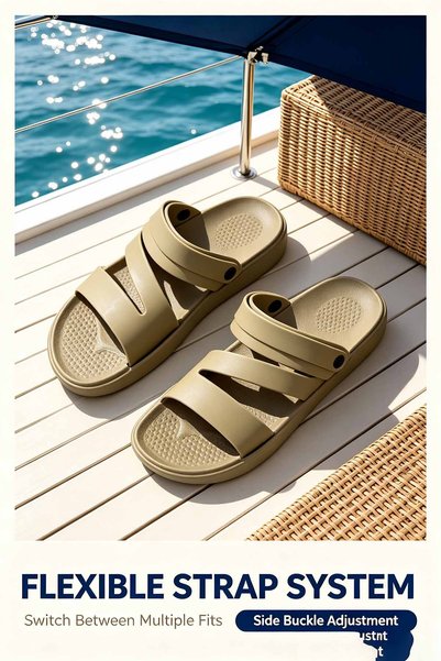 VivoGlobal Shop Comfort Fit Slide Sandals - Easy Slip-On Design for Daily Wear
