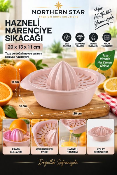 Northern Star Practical Citrus Juicer with Container