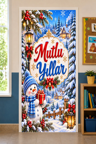 PROMISEBACKDROP2 190x75cm Decor de ușă elastic pentru săli de clasă, La mulți...