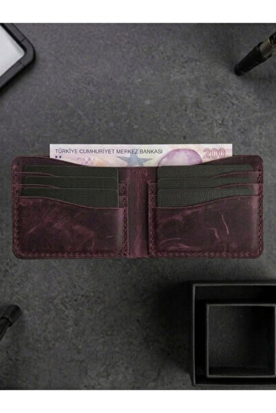 luvo 6 Card Compartments Genuine Leather Luxury Classic Wallet Gift