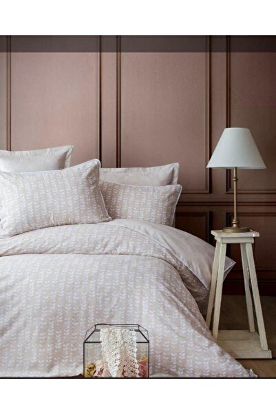PAMUKLAR Apricitas Home Σετ Παπλωματοθήκη Διπλού Μεγέθους από Κρεπ Nancy Beig...