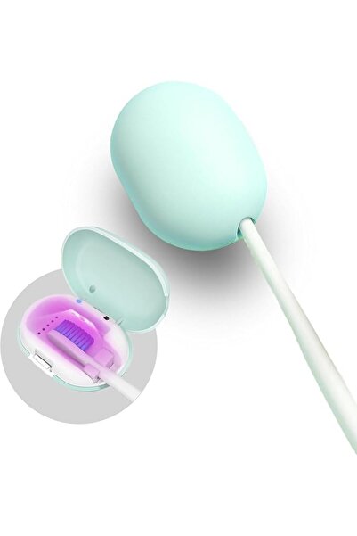 AZONEE Portable Toothbrush Cleaner with UV Sanitizer, Rechargeable Toothbrush...