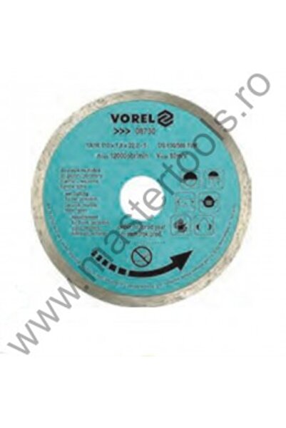 Vorel Disc diamantat continuu pentru ceramică 180x22.2x1.8x5mm