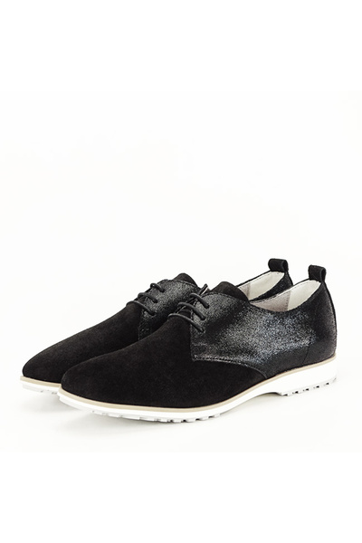 SOFILINE Black Selena 01 leather oxford shoes