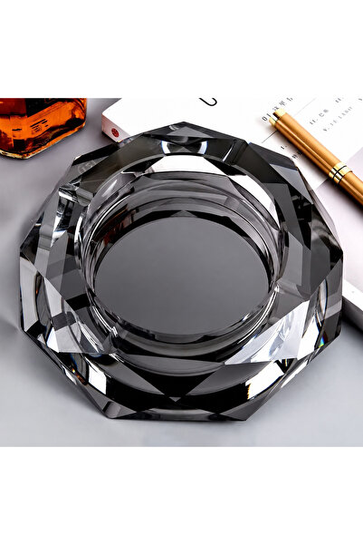 MaviDamla Crystal Decorative Glass Ashtray Stylish Design Desktop Ash Tray - ...
