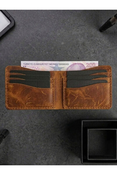 luvo 6 Card Compartments Genuine Leather Luxury Classic Wallet Gift