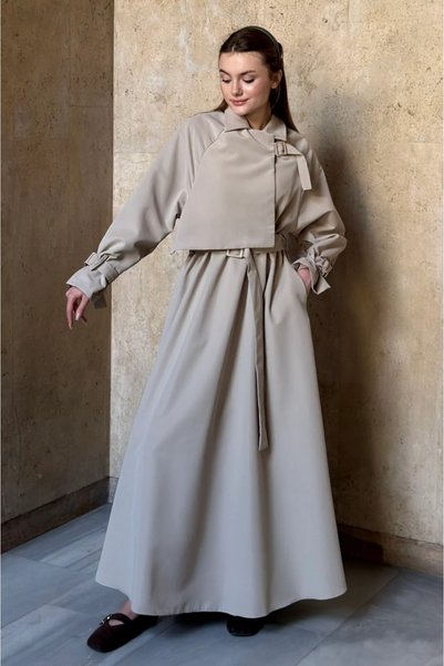 fayaboutique.com Taş Raina Trenç Elbise