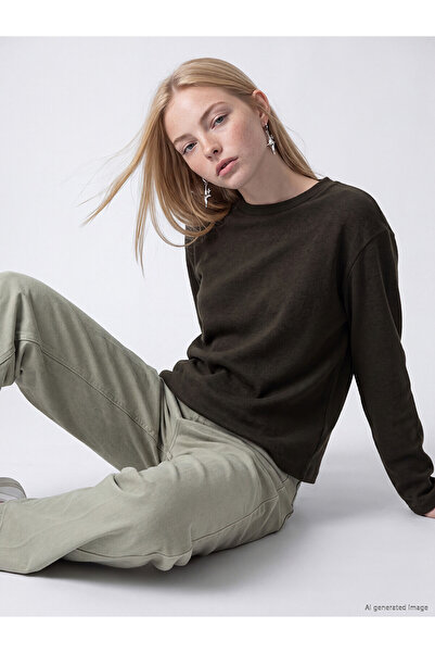 LC Waikiki Two Mt Shop Quality Xside Khaki Combed Cotton Plain Loose & Baggy ...