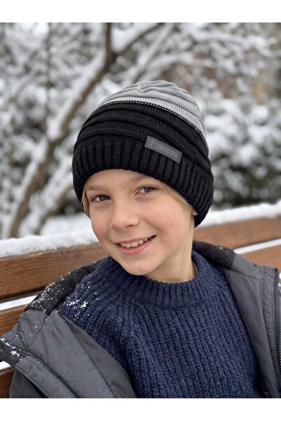 Aware Time Kitti 9-15 Years Old Boys' Fleece Lined Beanie