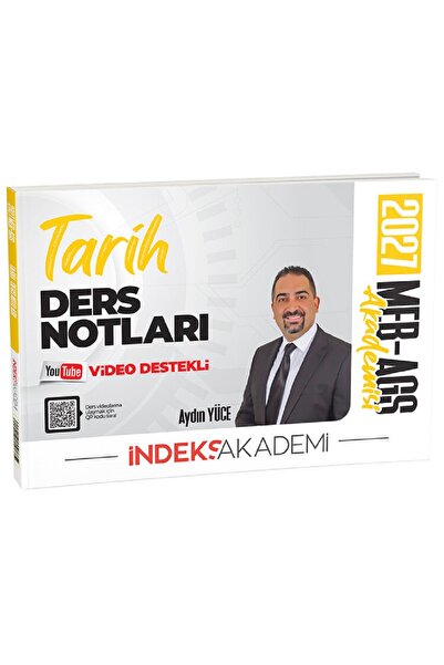 İndeks Akademi 2027 MEB-AGS Akademisi Tarih Video Ders Notları - Aydın Yüce Y...