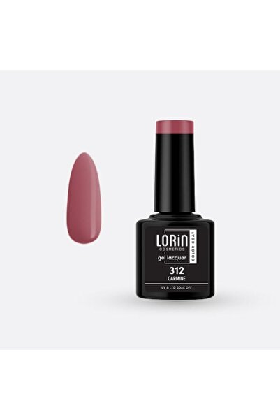 Lorin Cosmetics Lorin Ημιμόνιμο Βερνίκι Νυχιών Τζελ 8ml. # 312 (Καρμίνη) - Lo...