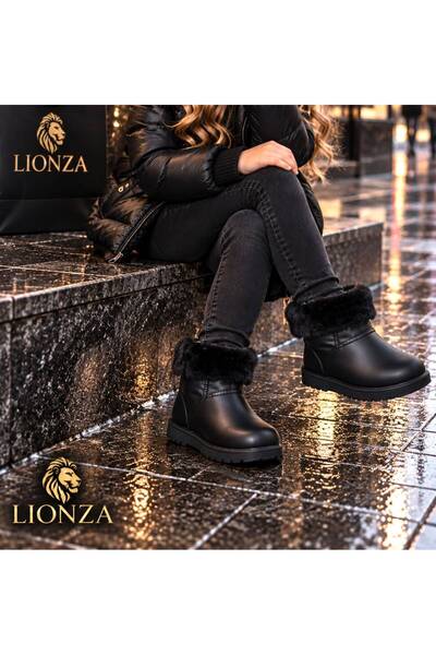LIONZA İÇİ KÜRKLÜ SU GEÇİRMEZ ÇOK HAFİF ÇOCUK YAĞMUR ÇİZMESİ