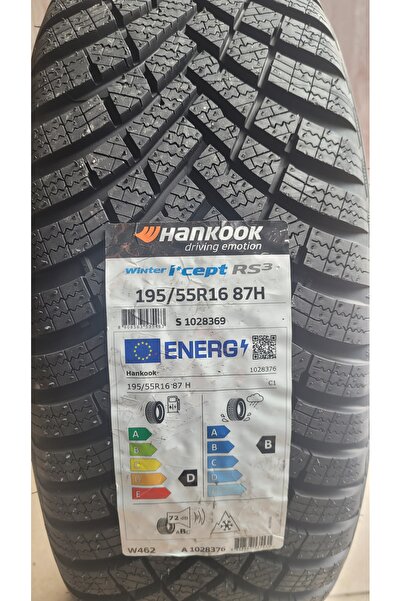 Hankook 195/55R16 Winter I-cept RS3 W462 87H Set Olarak(4 ADET) 2026 Üretim*