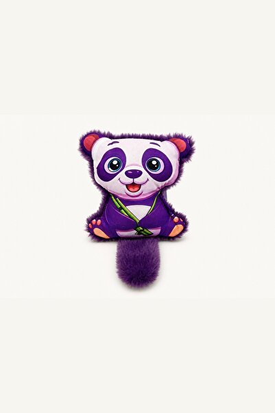 Dijital Panda Kuyruk Hışırtı Detaylı Peluş Oyuncak Sarı