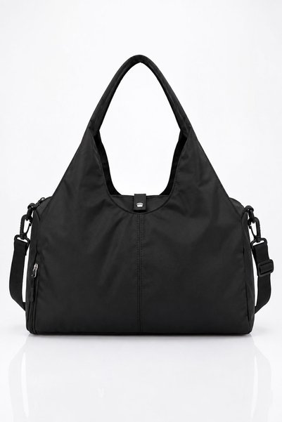 VIATOX Vx-026 Women's Sports and Travel Bag with Shoe Compartment Shoulder Bag Black