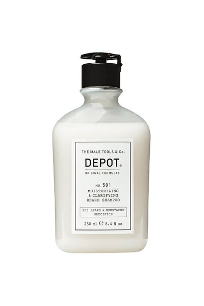 DEPOT Nr. 501 Șampon pentru barbă hidratant și clarifiant 250 ml