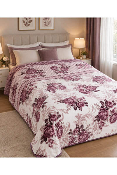 GÖN EV ve OTEL TEKSTİLİ 4 Kg Kalın Kabartmalı Çift Kişilik Battaniye 220x240 ...