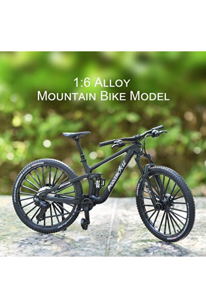 Choice 23-black 1:6 Scale Alloy Mountain Bike Model Realistic Gear Toy with F...