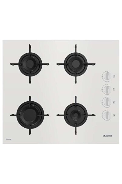 Arçelik OCD T 601-1 EHBD Gazlı Cam Tablalı Ocak Beyaz
