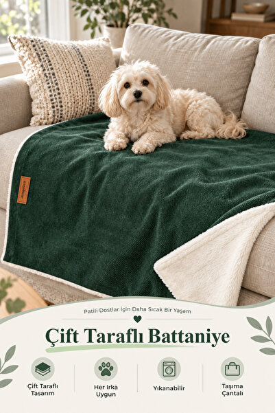 Jungolica Pet Products Çift Taraflı, Katlanabilir, Taşıma Kılıflı, Yıkanabili...