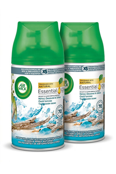 Air Wick 2 Buc- rezervă de odorizant/spray automat de cameră Air Wick, varian...