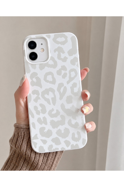 OVADA İphone 11 Uyumlu Leopar Desenli Silikon Telefon Kılıfı