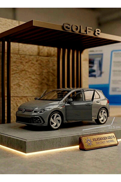 OYUNCAKSAHİLİ Volkswagen Yeni Golf 8 GTİ Metal Araba Çekbırak 11.5cm Orjnal C...