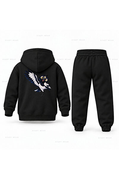 SVART WEAR طقم بدلة رياضية للأطفال مطبوع عليه KPop Demon Hunters Sussie Uc Kanat
