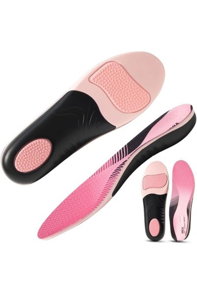 AZONEE Orthopedic Insoles for Flat Feet, Arch Support Inserts for Plantar Fas...