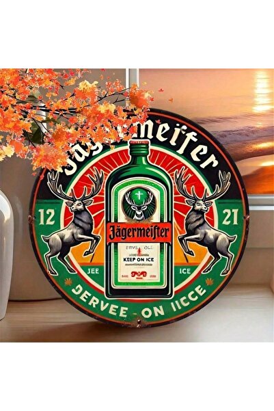 Choice لافتة ألومنيوم دائرية عتيقة طراز Jagerjager مقاس 8×8 بوصة، رقم المنتج ...