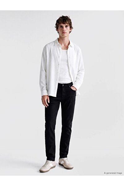 LC Waikiki Lcw Jeans Black 750 Slim Fit Men's Jean Trousers