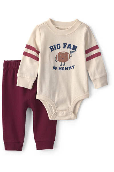 Carter's Erkek Bebek Body Pantolon Set 3 Ay-24 Ay Kırmızı