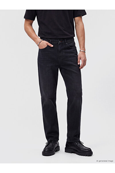 LC Waikiki Özmarka New Season Black 745 Baggy Fit Men's Jean Trousers