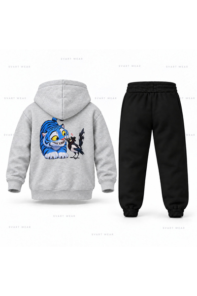 SVART WEAR Kpop Demon Hunters Derpy Sussie Final Printed Children's Hooded Tr...