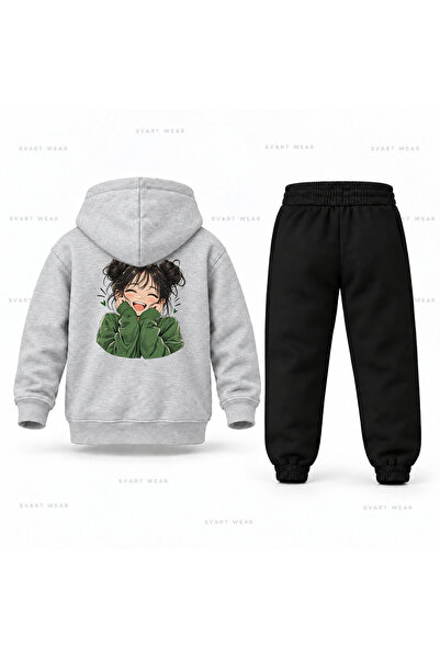 SVART WEAR طقم بدلة رياضية للأطفال مطبوع عليه KPop Demon Hunters Zoey Gulme