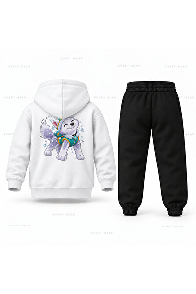 SVART WEAR Σετ παιδικής φόρμας με κουκούλα Paw Patrol Everest Snow Shake με σ...