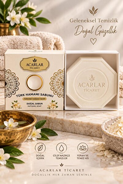 Acarlar Ticaret Hamam Keyfi Geleneksel Türk Hamamı Sabunu