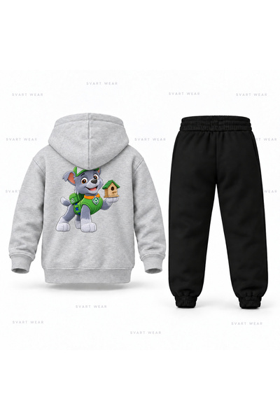 SVART WEAR طقم بدلة رياضية للأطفال مطبوع عليه Rocky Poop Nest من Paw Patrol