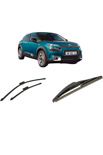 Bosch Σετ 3 υαλοκαθαριστήρων CITROEN C4 CACTUS Van (0B_, 0P_) 2019, για παρμπ...