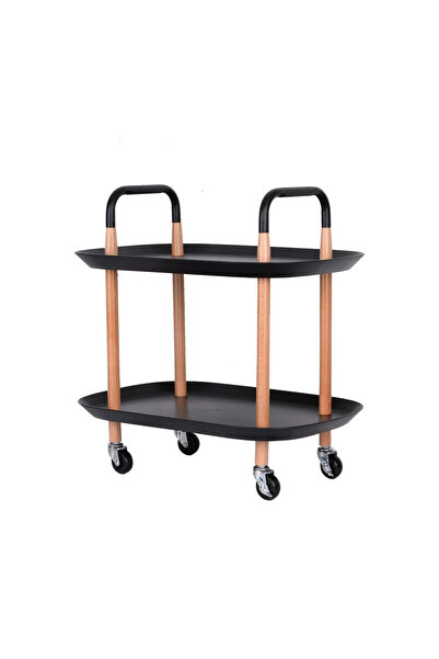 Generic Brand 2/3 Tier Rolling Storage Cart, Mobile Utility Trolley with Wood...